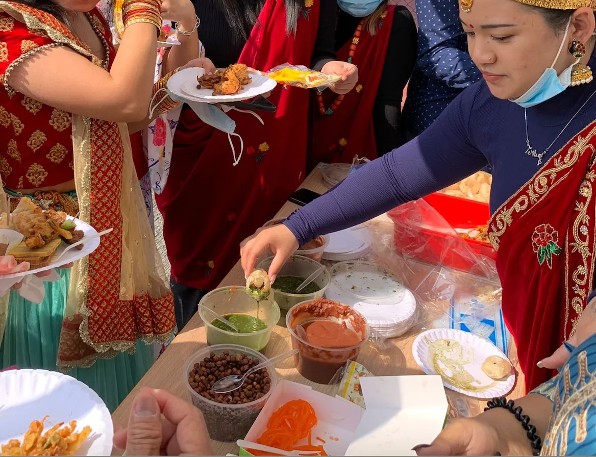 Indian food tasting